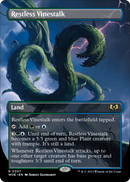 Restless Vinestalk (Borderless) (WOE-307) [Wilds of Eldraine] Foil