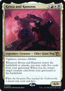 Kroxa and Kunoros (PRE-245) [March of the Machine Promos] Foil