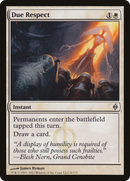 Due Respect (NPH-008) [New Phyrexia] Foil