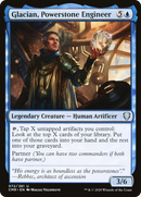 Glacian, Powerstone Engineer (CMR-072) [Commander Legends] Foil