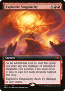 Explosive Singularity (Extended Art) (NEO-464) [Kamigawa: Neon Dynasty] Foil