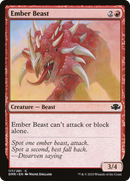 Ember Beast (DMR-117) [Dominaria Remastered] Foil