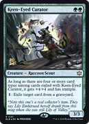 Keen-Eyed Curator (PRE-181) [Bloomburrow Promos] Foil