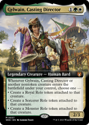Gylwain, Casting Director (Extended Art) (WOC-037) [Wilds of Eldraine Commander]
