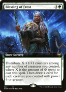 Blessing of Frost (Extended Art) (KHM-362) [Kaldheim] Foil