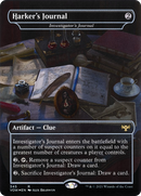 Harker's Journal - Investigator's Journal (VOW-345) (Borderless) [Innistrad: Crimson Vow]