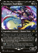 Tatsunari, Toad Rider (Showcase) (NEO-345) [Kamigawa: Neon Dynasty] Foil