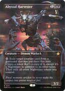 Abyssal Harvester (Borderless) (Mana Foil) (FDN-381) [Foundations] Foil