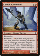 Keldon Halberdier (TSP-167) [Time Spiral] Foil