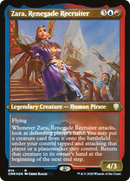 Zara, Renegade Recruiter (Foil Etched) (CMR-614) [Commander Legends] Etched Foil