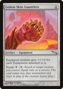 Golem-Skin Gauntlets (MRD-181) [Mirrodin] Foil