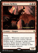 Akoum Hellkite (PRE-139) [Battle for Zendikar Promos] Foil