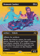Demonic Junker (Borderless) (First-Place Foil) (DFT-524) [Aetherdrift] Foil