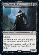 Post, Son of Rich - K'rrik, Son of Yawgmoth (Post Malone) (SLD-1186) [Secret Lair Drop] Foil