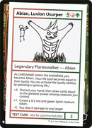 Abian, Luvion Usurper (CMB1-087) [Mystery Booster Playtest Cards 2019]