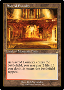 Sacred Foundry (Retro Frame) (RVR-409) [Ravnica Remastered]