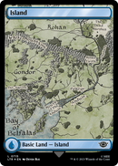 Island (LTR-715) (Surge Foil) [The Lord of the Rings: Tales of Middle-earth] Foil