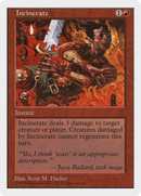 Incinerate (5ED-242) [Fifth Edition]