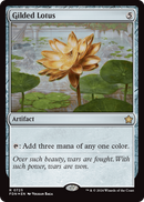 Gilded Lotus (FDN-725) [Foundations] Foil