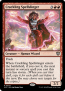 Crackling Spellslinger (OTC-025) [Outlaws of Thunder Junction Commander]