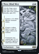 Three Blind Mice (PRE-035) [Wilds of Eldraine Promos] Foil