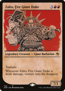 Zalto, Fire Giant Duke (Showcase) (AFR-323) [Adventures in the Forgotten Realms] Foil