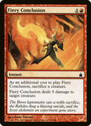Fiery Conclusion (RAV-122) [Ravnica: City of Guilds] Foil