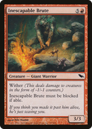 Inescapable Brute (SHM-095) [Shadowmoor] Foil