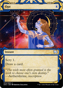 Opt (STA-019) (Showcase) (Borderless) [Strixhaven Mystical Archive] Etched Foil