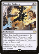 Sparring Regimen (STX-029) [Strixhaven: School of Mages] Foil