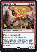 Sunspine Lynx (PRE-155) [Bloomburrow Promos] Foil