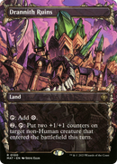 Drannith Ruins (Showcase) (MAT-100) (Borderless) [March of the Machine: The Aftermath] Foil