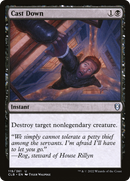 Cast Down (CLB-119) [Commander Legends: Battle for Baldur's Gate] Foil