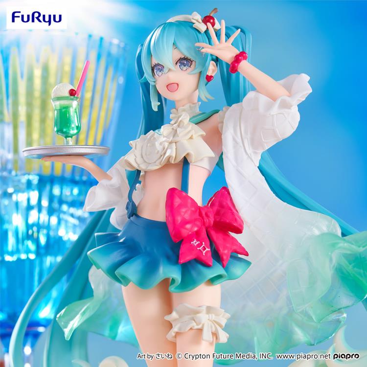 Hatsune Miku: SweetSweets Series (Melon Cream Soda Float Ver.) Exceed Creative Figure