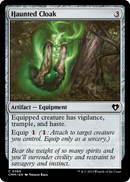 Haunted Cloak (CMM-389) [Commander Masters] Foil
