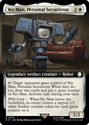 Yes Man, Personal Securitron (Extended Art) (PIP-373) [Fallout] Foil