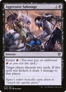 Aggressive Sabotage (DMU-078) [Dominaria United]
