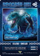 Indominus Rex - Polyraptor (SLD-1391) (Borderless) [Secret Lair Drop]