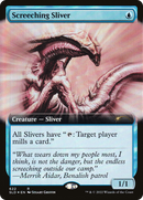 Screeching Sliver (Extended Art) (SLD-622) [Secret Lair Drop] Foil