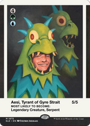 Aesi, Tyrant of Gyre Strait // Aesi, Tyrant of Gyre Strait (SLD-1873) (Borderless) [Secret Lair Drop] Foil