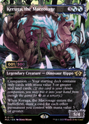 Keruga, the Macrosage (Serial Numbered) (MUL-178) (Showcase) (Borderless) [Multiverse Legends] Foil