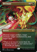 Decimate (Borderless) (DMR-444) [Dominaria Remastered] Foil