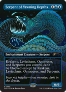Serpent of Yawning Depths (SLD-1489) (Borderless) [Secret Lair Drop]