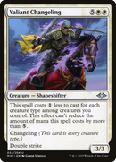 Valiant Changeling (MH1-034) [Modern Horizons] Foil
