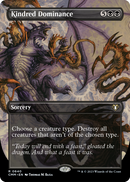 Kindred Dominance (Borderless) (CMM-640) [Commander Masters]