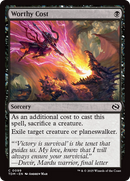 Worthy Cost (TDM-099) [Tarkir: Dragonstorm]