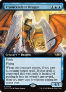 Transcendent Dragon (Extended Art) (TDC-062) [Commander: Tarkir: Dragonstorm]