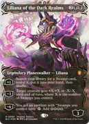 Liliana of the Dark Realms (Borderless) (Raised Foil) (BLC-094) [Bloomburrow Commander] Foil