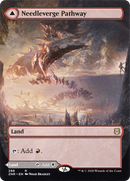 Needleverge Pathway (Borderless) (ZNR-288) (Showcase) (Borderless) [Zendikar Rising] Foil