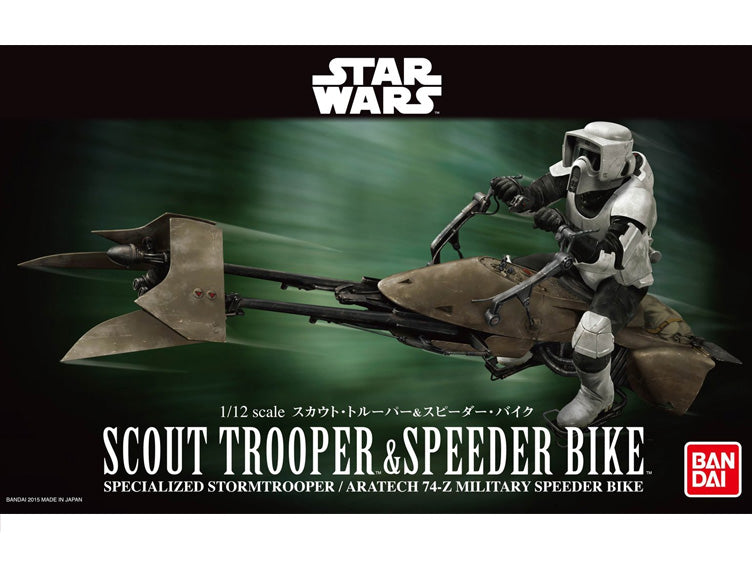 Star Wars: Scout Trooper & Speeder Bike 1/12 Scale Model Kit
